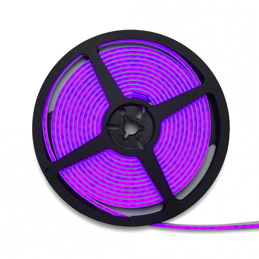 LED NEON - Paars - 6x12mm - 120 led/m - 12V - 5 meter LED NEON - Paars - 6x12mm - 120 led/m - 12V - 5 meter